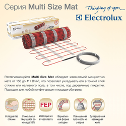 Нагревательный мат Electrolux EMSM 2-150-1 комплект